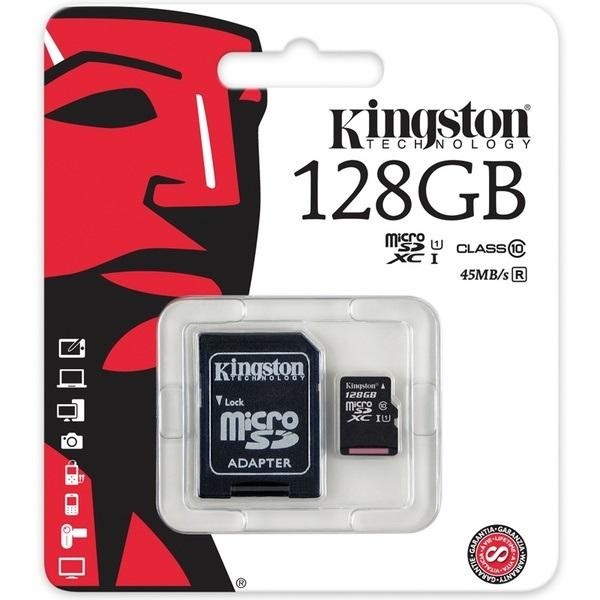 Card de memorie SD 128Gb Kingstone Clasa 10