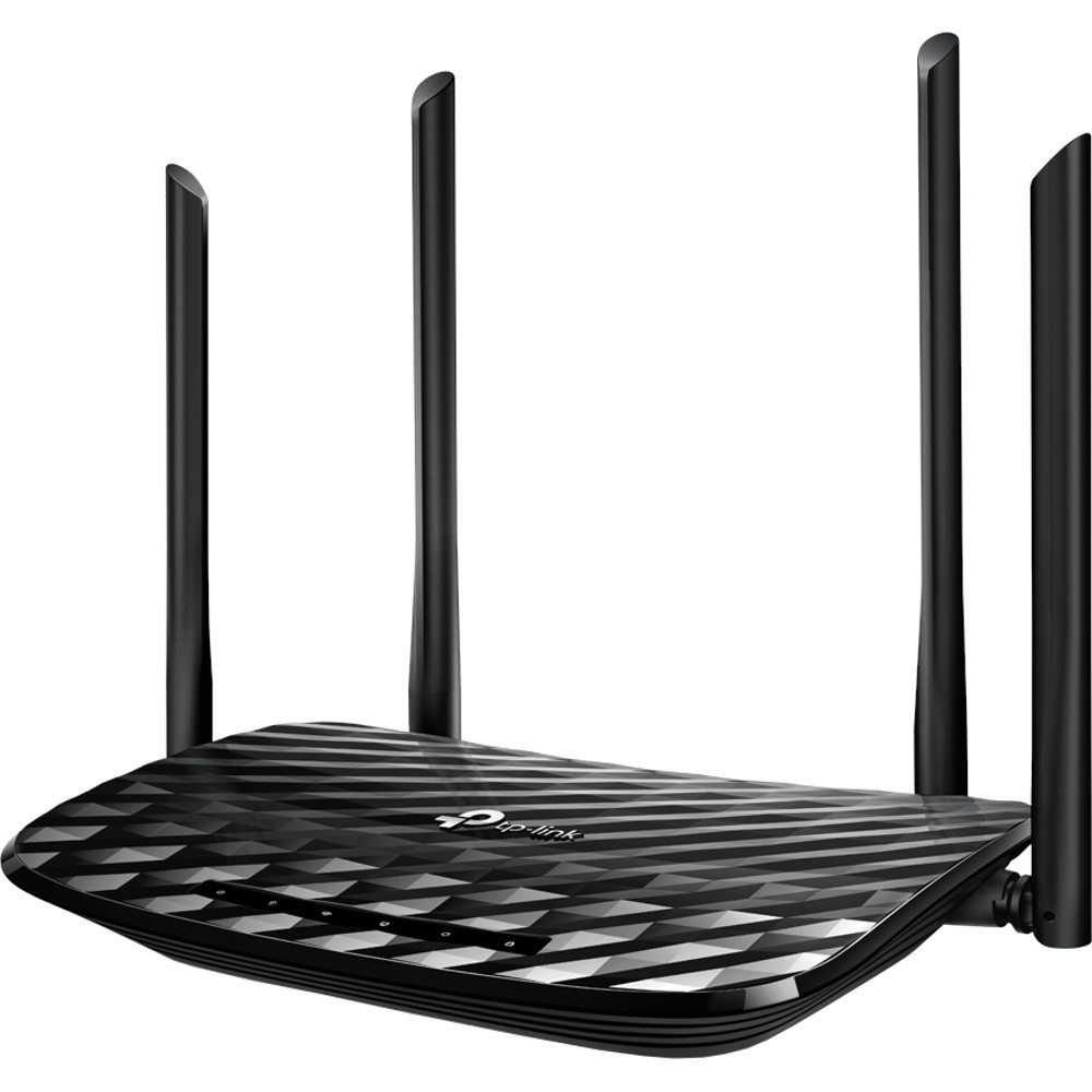 Router wireless TP-Link Archer C6, AC1200, Gigabit, Dual-Band, Negru