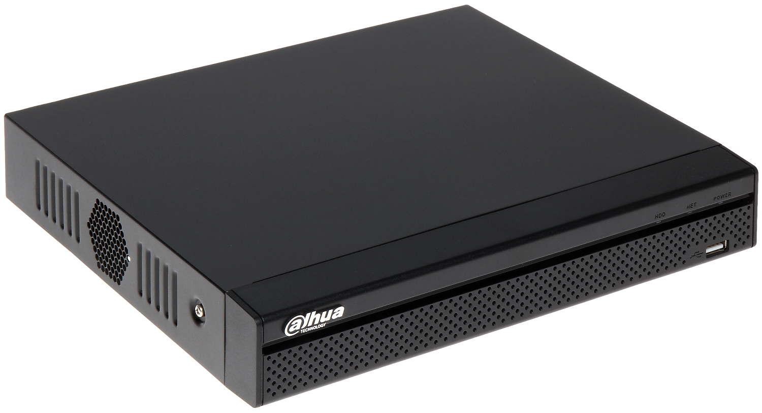 NVR LITE Dahua NVR 4108HS -8P-4KS2 80Mbps, Max 4K, 8chan., 1080p, 1 VGA/1 HDMI, 8x PoE, 1 RJ45(100M), 2 USB2.0
