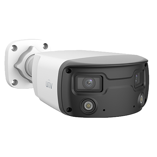 IPC2K24SE-ADF40KMC-WL-I0 este o camera de la UNV cu doua lentile ce ajuta la captarea imaginilor tip panorama. Caracteristicile cele mai importante ale camerei sunt: